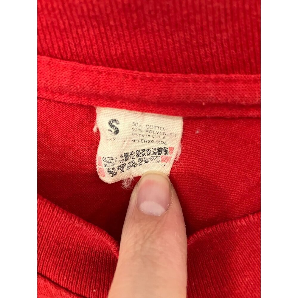 1987 McDonalds Bavarian Classic Half Marathon Vintage T-Shirt, Red, Small - Picture 3 of 4